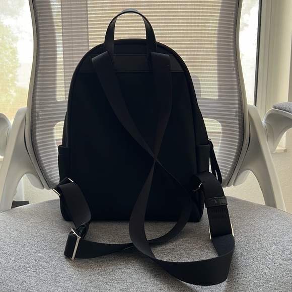 NEW! NWOT Kate Spade Chelsea Nylon Medium Backpack Bag Color: Black - Picture 3 of 10